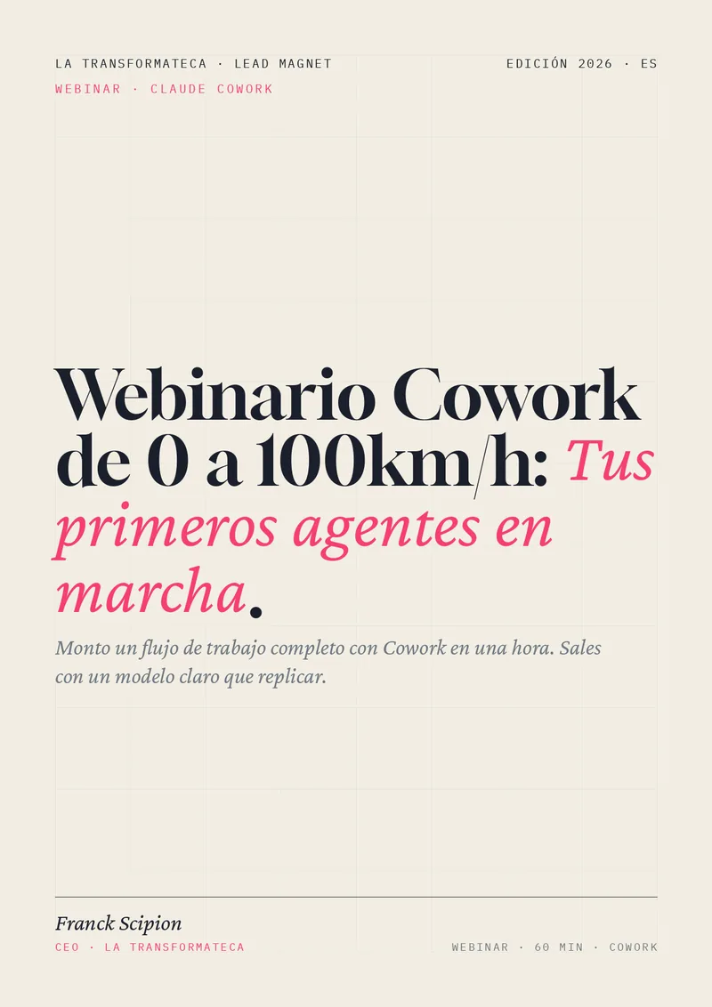 Webinario Cowork: de 0 a 100 km/h